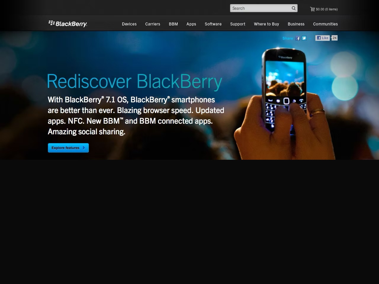 BlackBerry.com — international ecommerce storefront