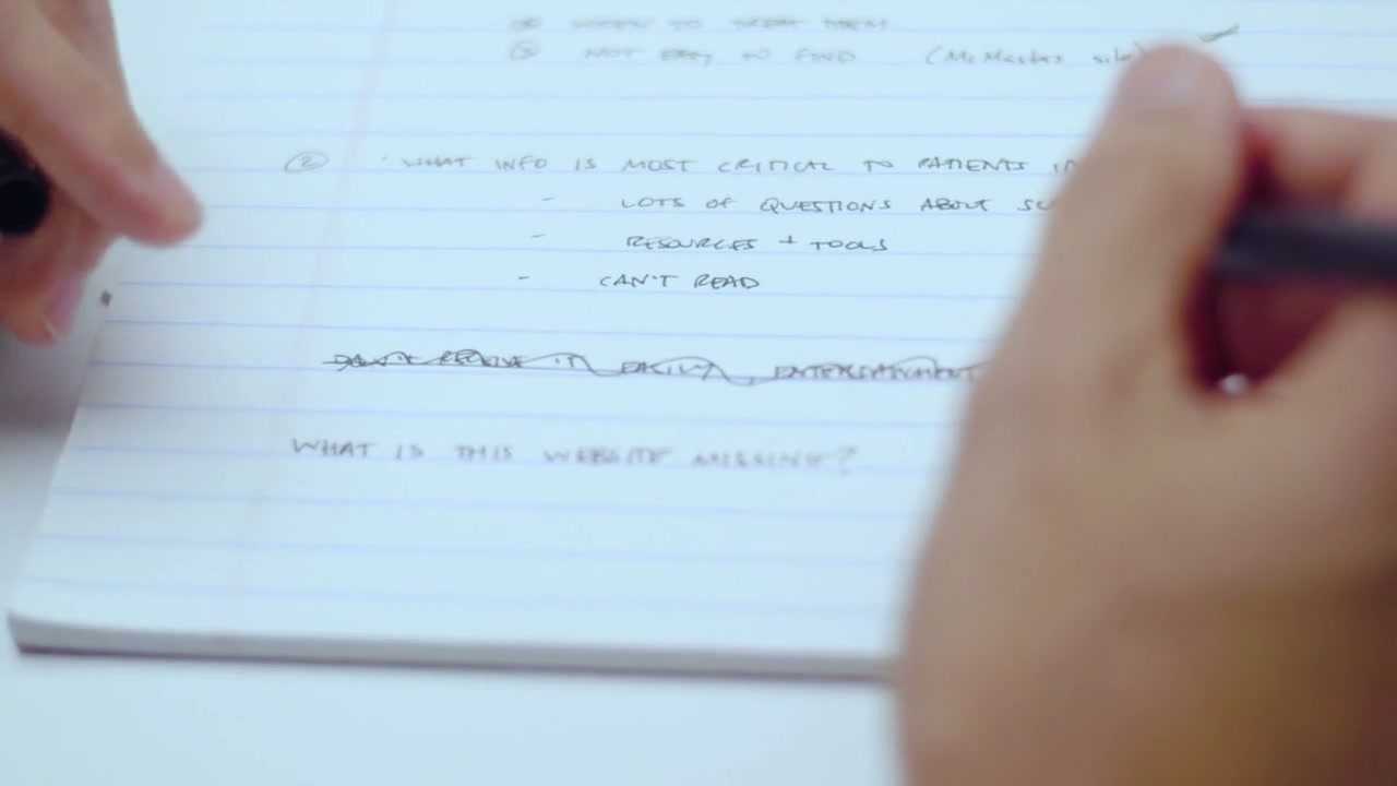 WeCare patient research field notes